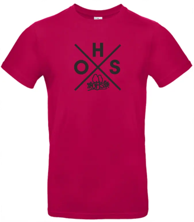 T-Shirt Otto-Hahn-Schule Kreuz (Druck schwarz)